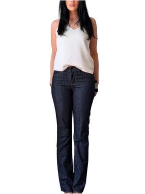NWT Talbots Dark Wash Straight Leg Jeans 6 Old Money Minimalist